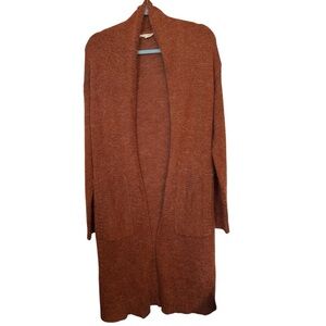 🌹Mystree Rust Open-Front Cardigan